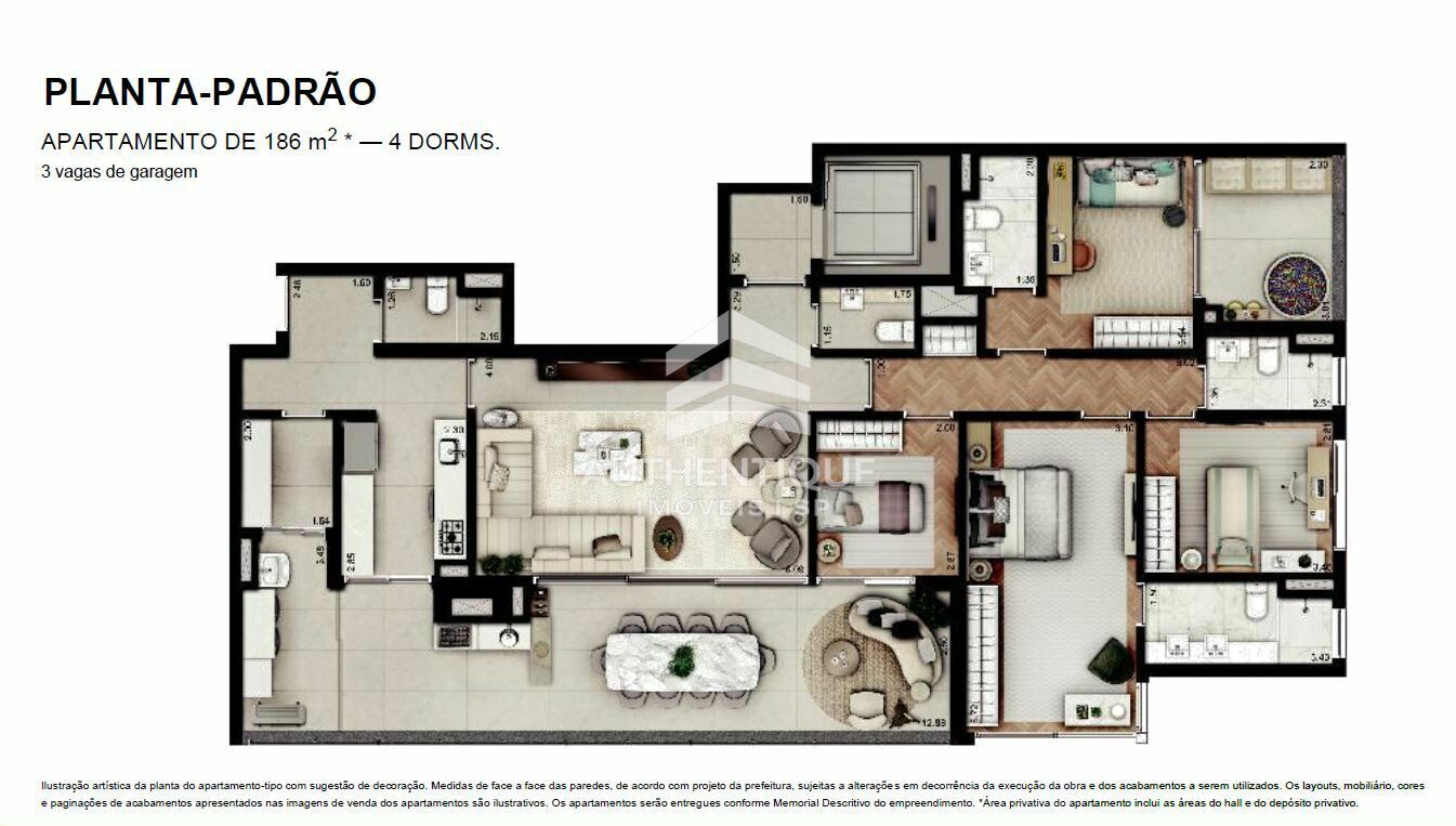 Apartamento, 4 quartos, 186 m² - Foto 48