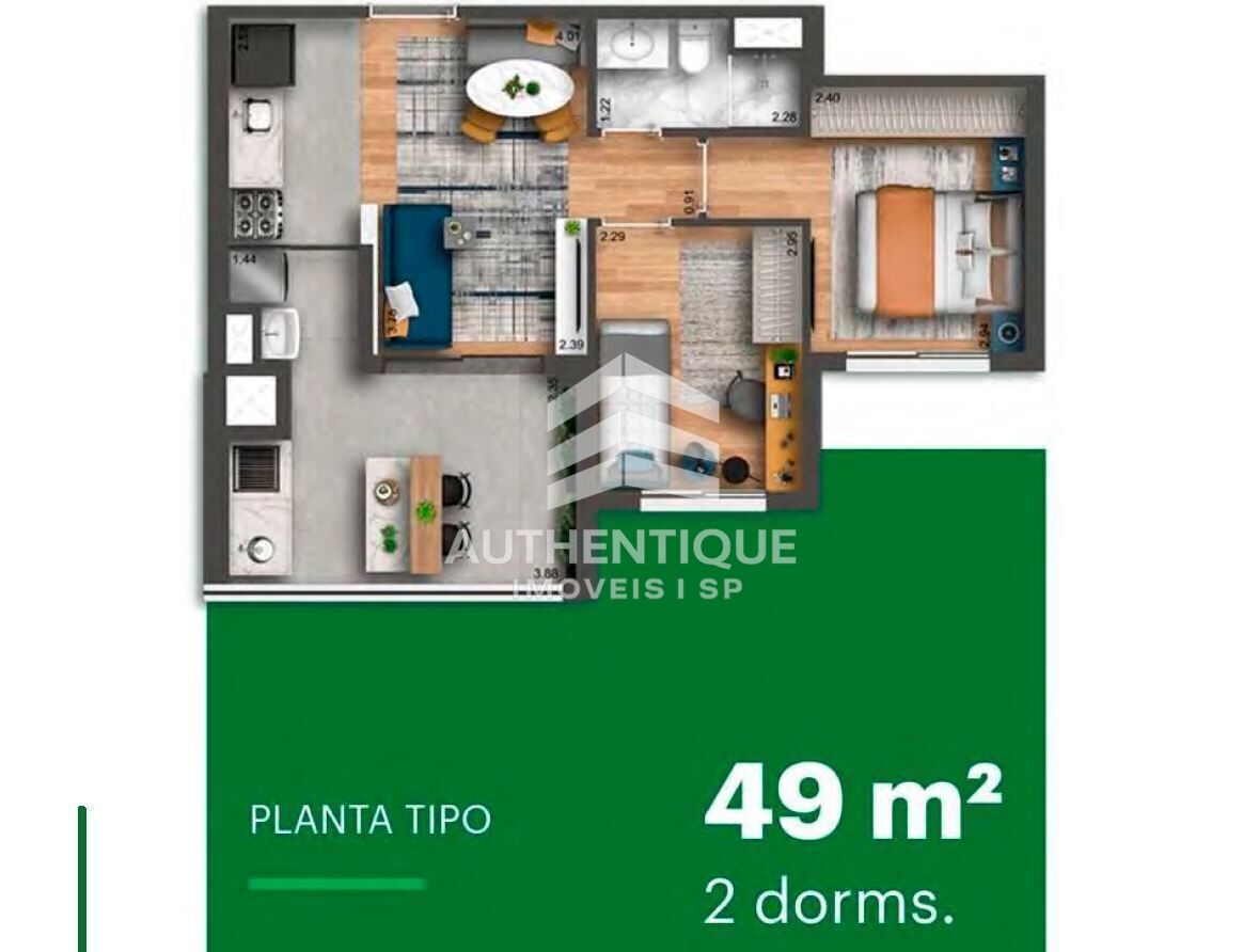 Apartamento, 3 quartos, 69 m² - Foto 11