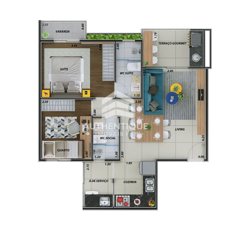 Apartamento, 2 quartos, 57 m² - Foto 13