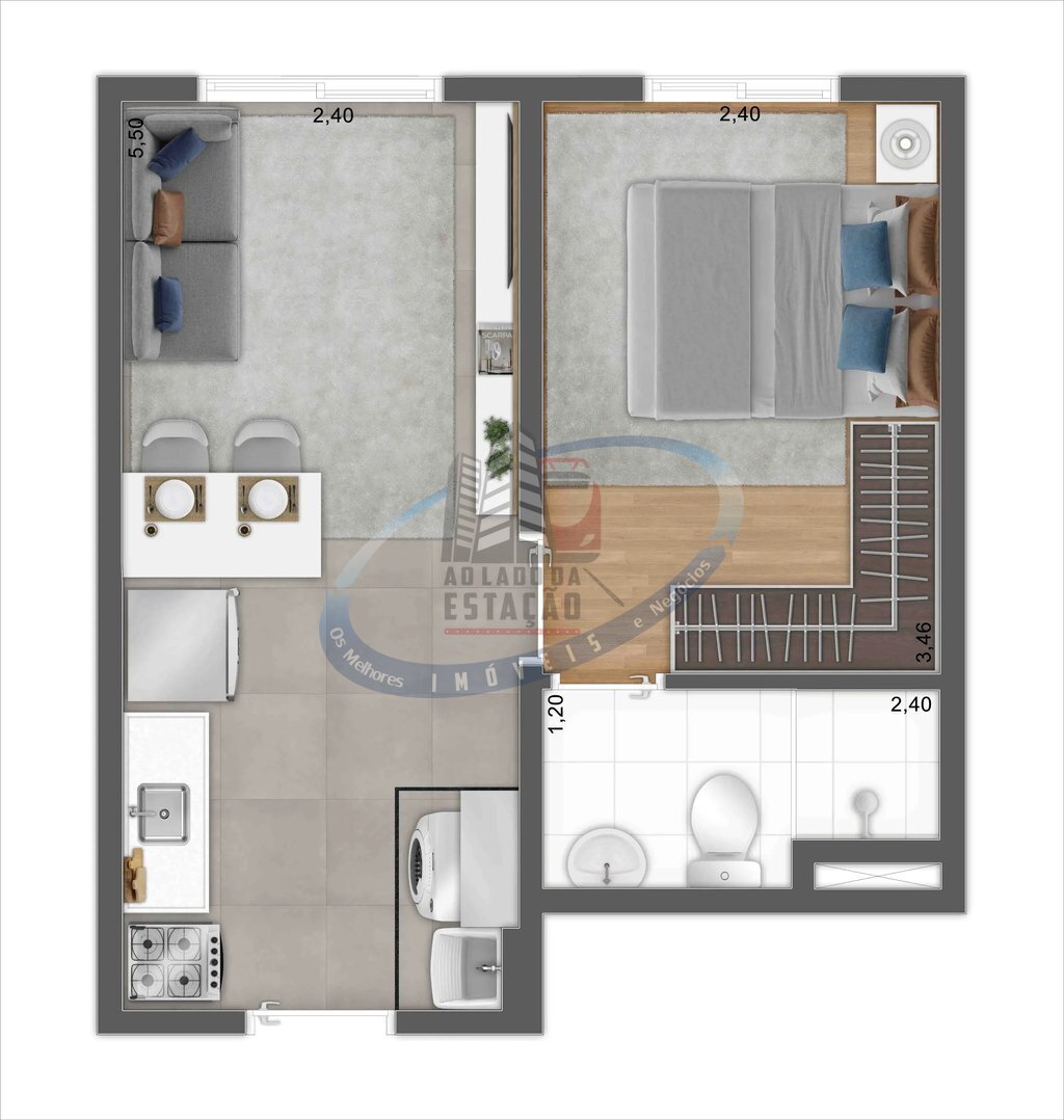 Apartamento, 1 quarto, 27 m² - Foto 32