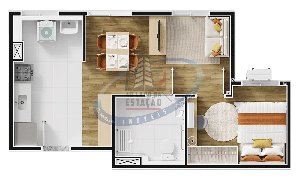 Apartamento, 2 quartos, 35 m² - Foto 23