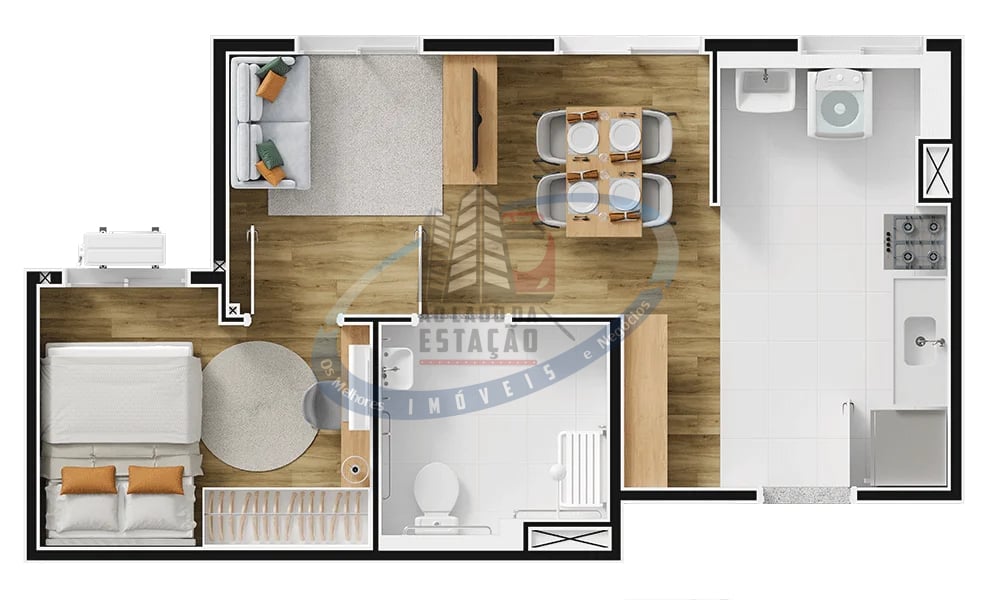 Apartamento, 2 quartos, 35 m² - Foto 17