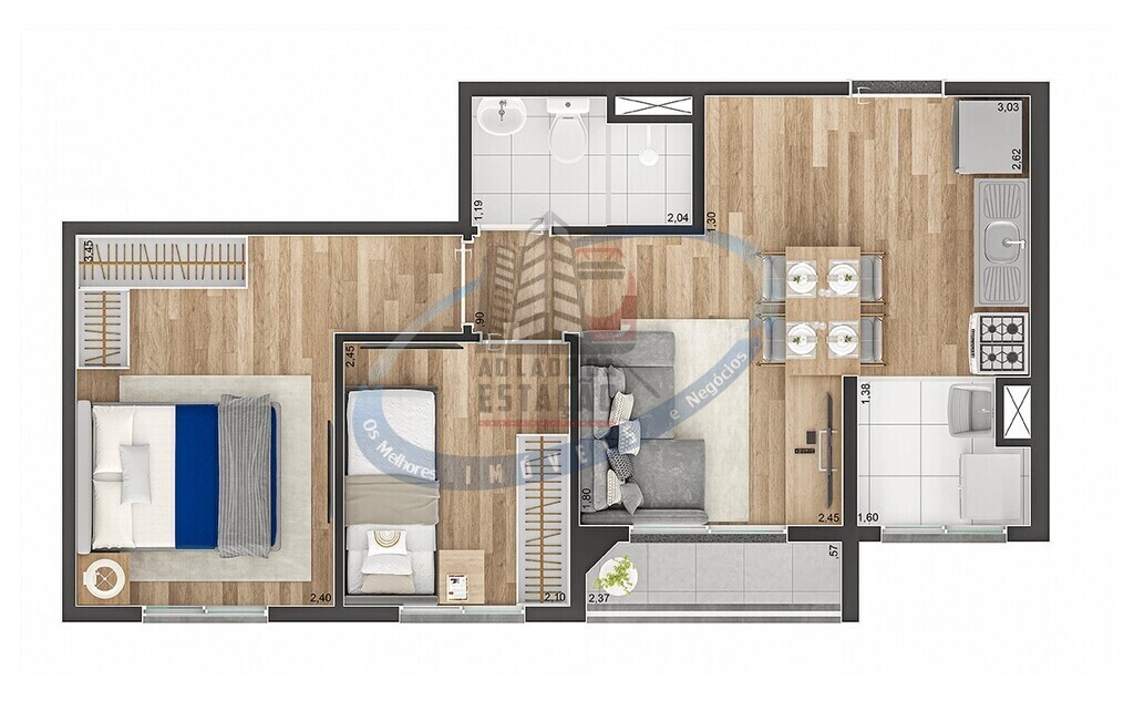 Apartamento, 2 quartos, 39 m² - Foto 18