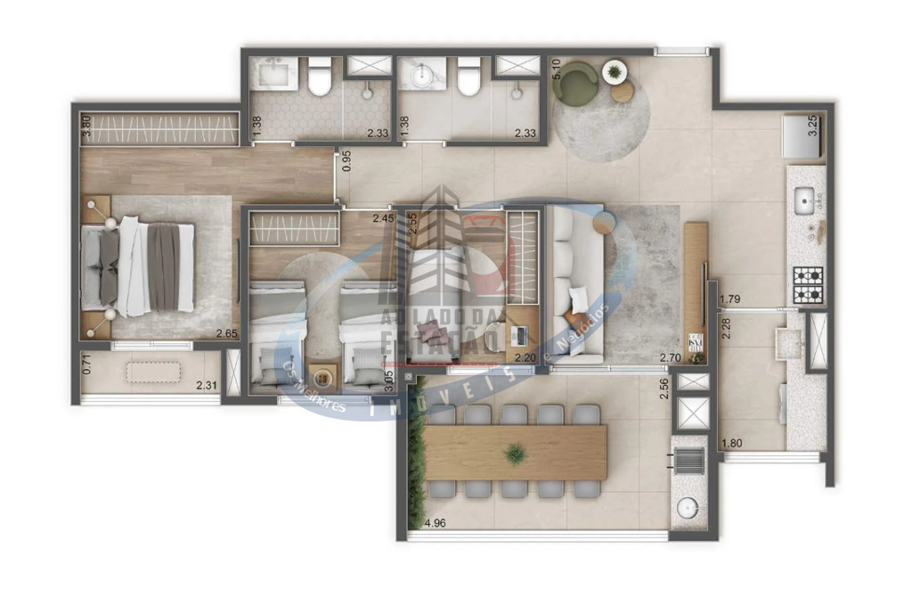 Apartamento, 3 quartos, 82 m² - Foto 17