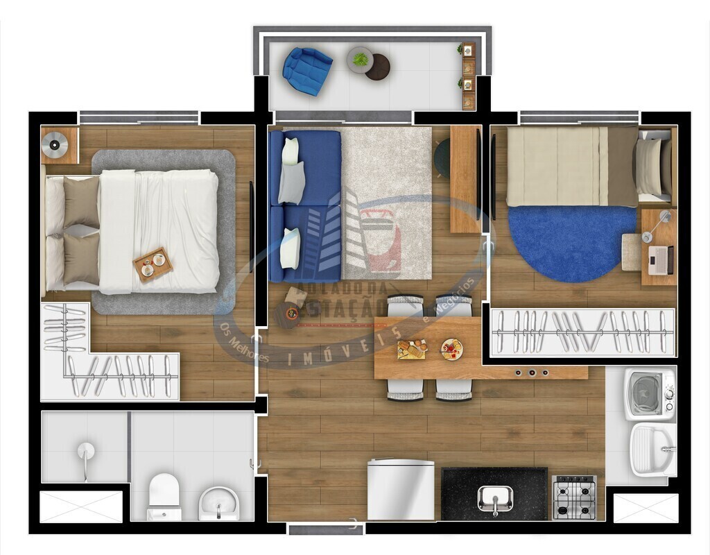 Apartamento, 2 quartos, 37 m² - Foto 17