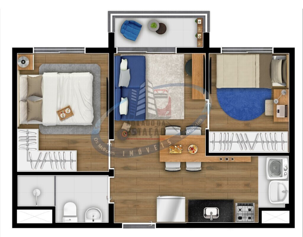 Apartamento, 2 quartos, 37 m² - Foto 18