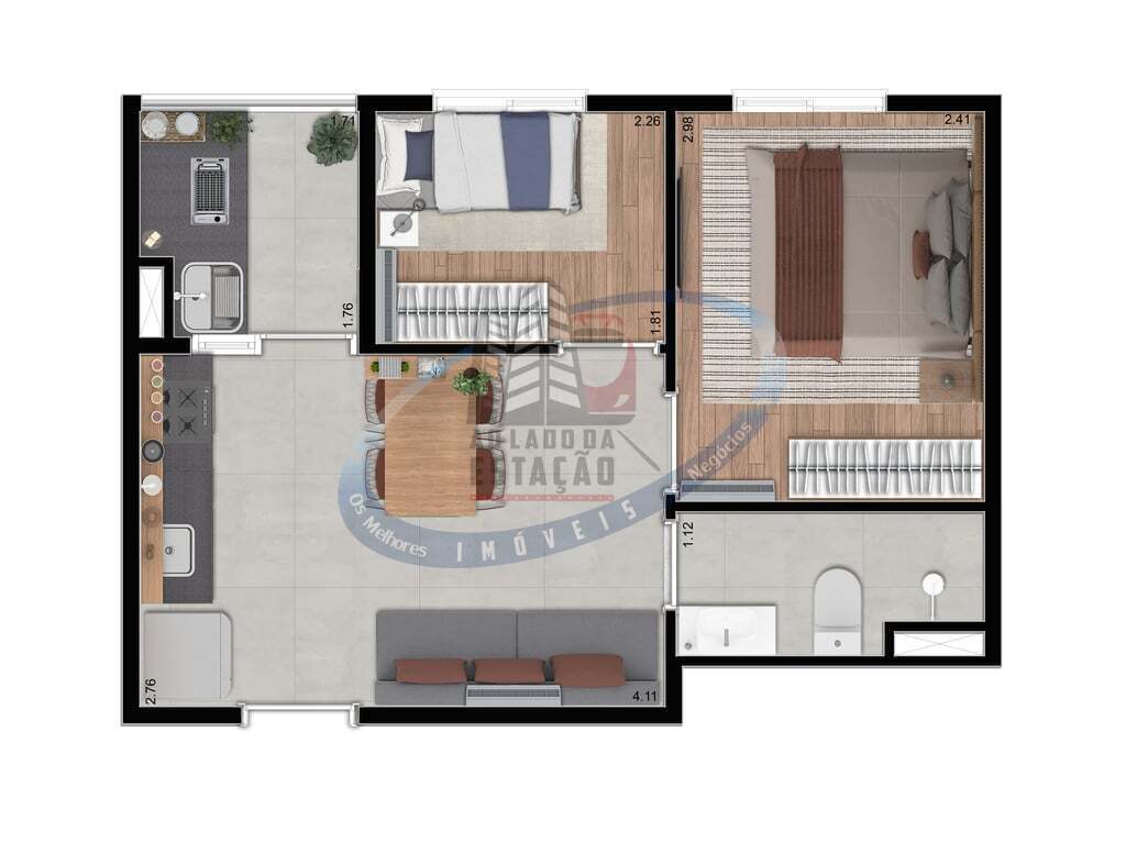 Apartamento, 1 quarto, 29 m² - Foto 23