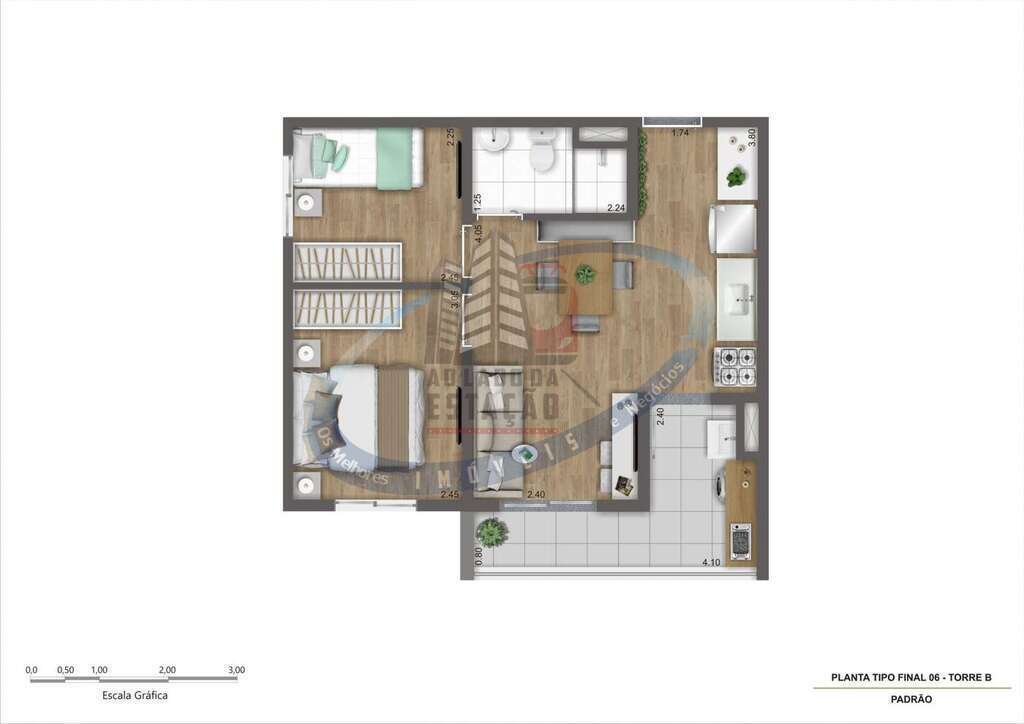 Apartamento, 2 quartos, 38 m² - Foto 29