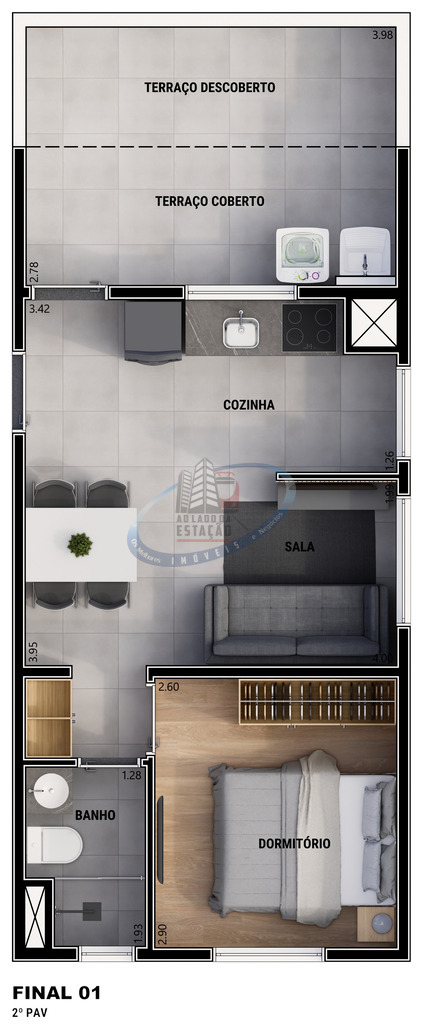 Apartamento, 1 quarto, 31 m² - Foto 34