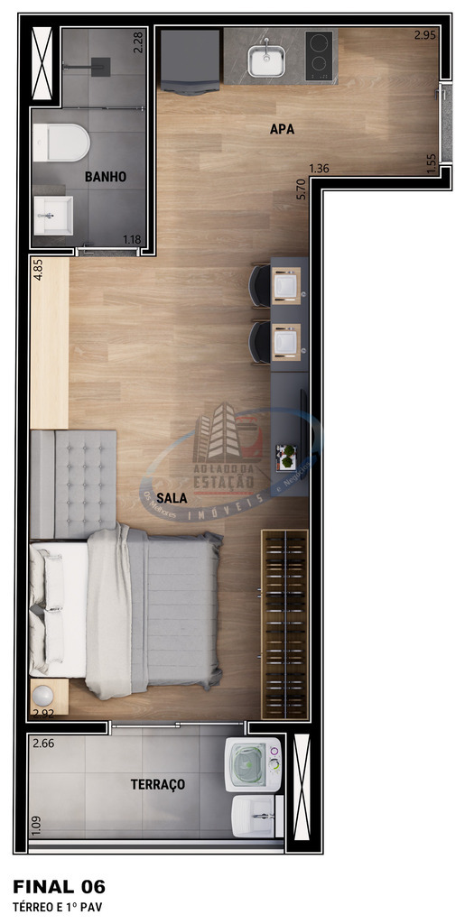 Apartamento, 1 quarto, 31 m² - Foto 31