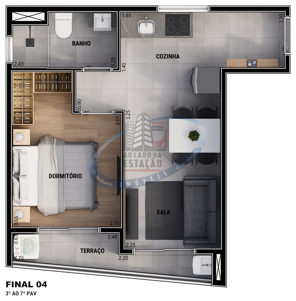 Apartamento, 1 quarto, 31 m² - Foto 33