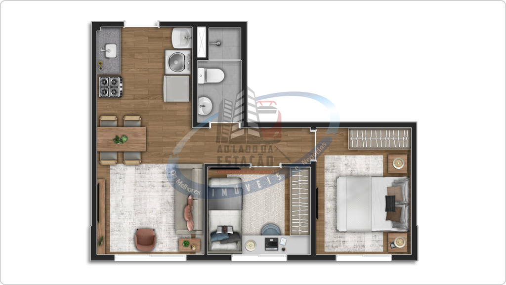 Apartamento, 2 quartos, 37 m² - Foto 23