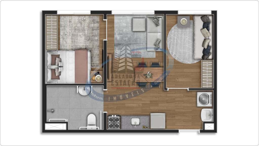 Apartamento, 2 quartos, 37 m² - Foto 25