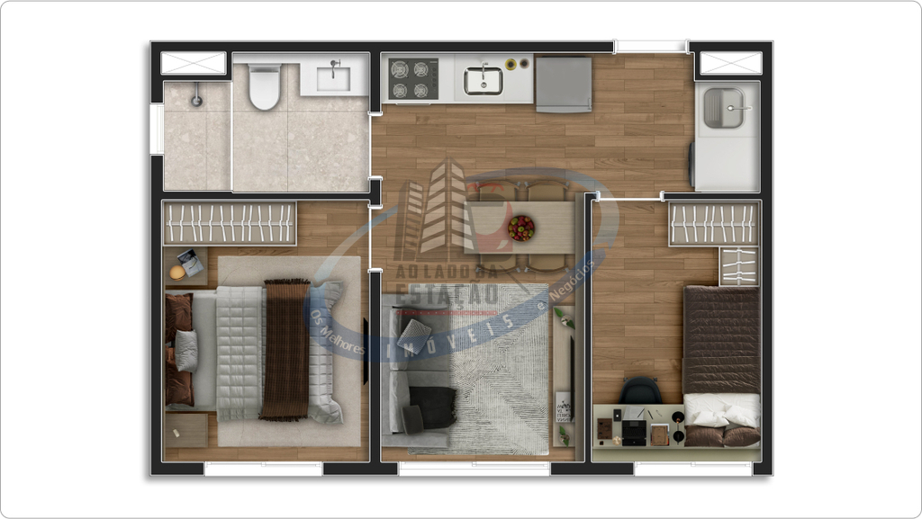 Apartamento, 2 quartos, 37 m² - Foto 22