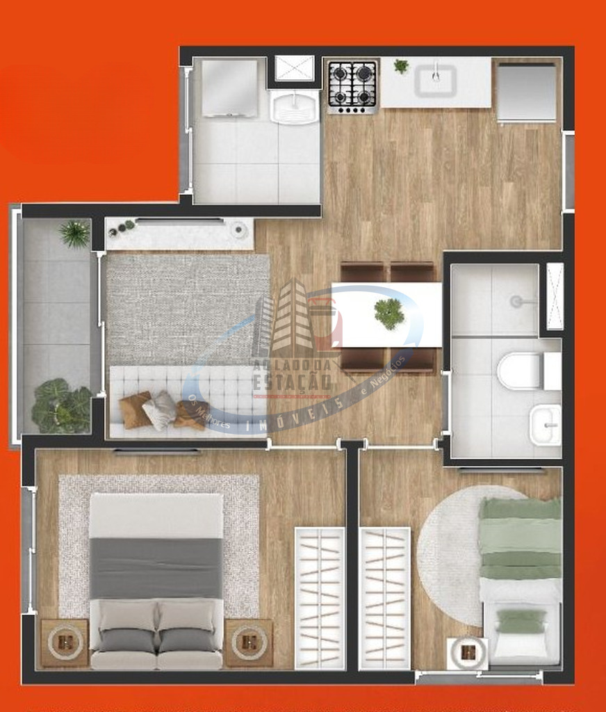 Apartamento, 2 quartos, 39 m² - Foto 17