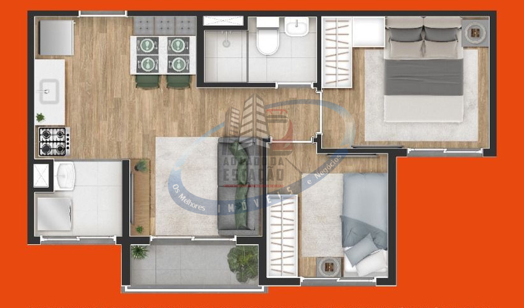 Apartamento, 2 quartos, 39 m² - Foto 16