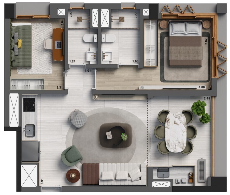Apartamento, 3 quartos, 132 m² - Foto 25
