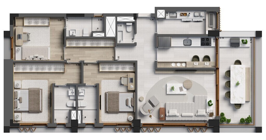Apartamento, 3 quartos, 132 m² - Foto 28