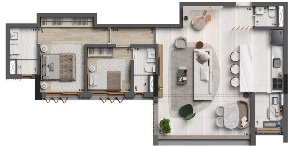 Apartamento, 3 quartos, 132 m² - Foto 27