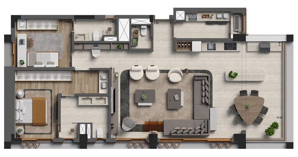 Apartamento, 3 quartos, 132 m² - Foto 29