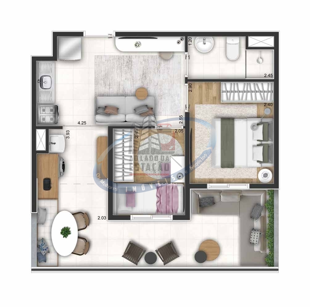 Apartamento, 2 quartos, 34 m² - Foto 23