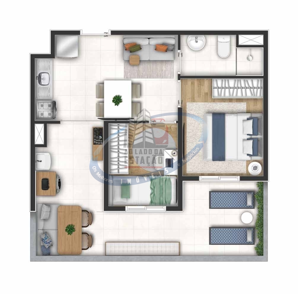 Apartamento, 2 quartos, 34 m² - Foto 21