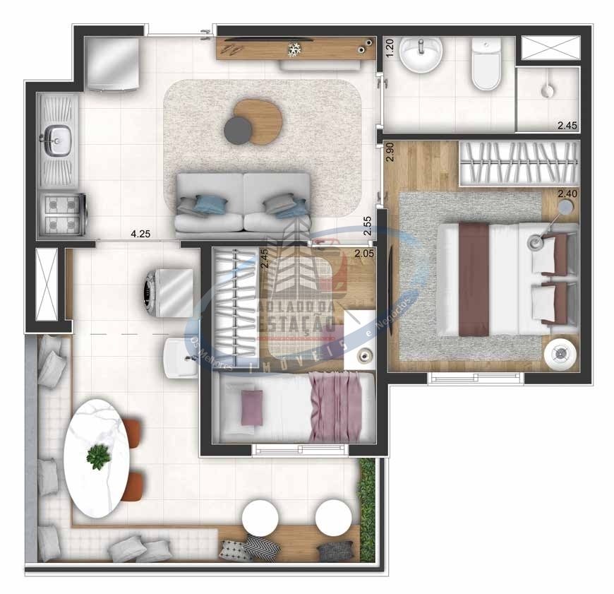 Apartamento, 2 quartos, 34 m² - Foto 22