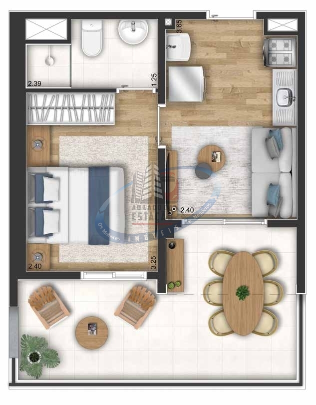 Apartamento, 2 quartos, 34 m² - Foto 19