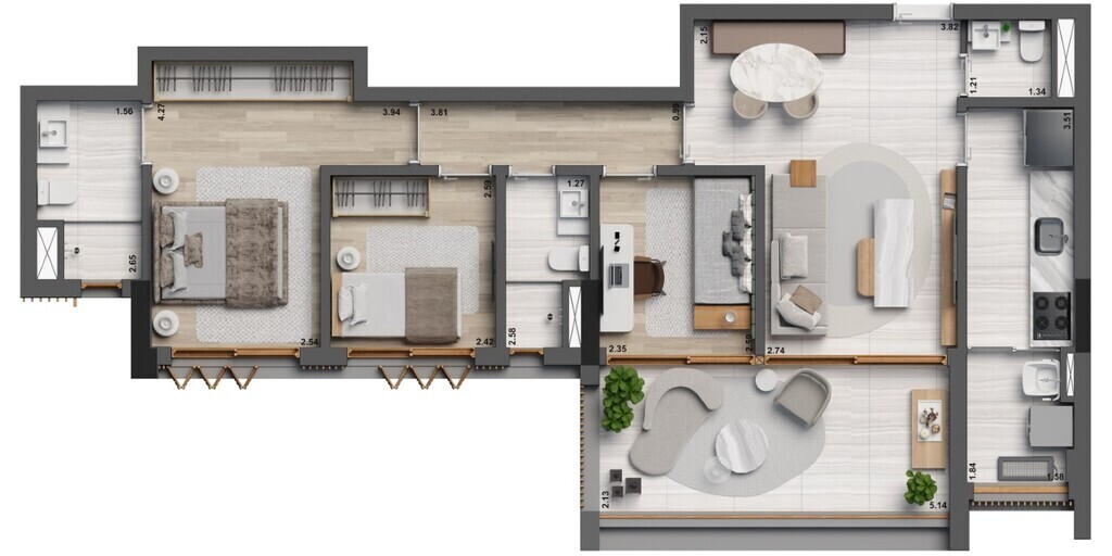 Apartamento, 3 quartos, 91 m² - Foto 26