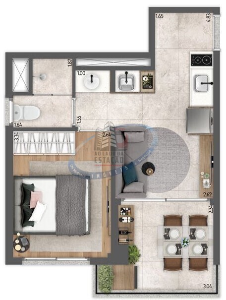 Apartamento, 2 quartos, 40 m² - Foto 15