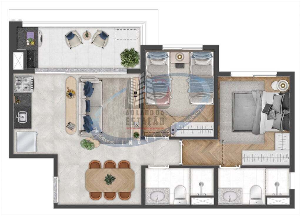 Apartamento, 2 quartos, 54 m² - Foto 16