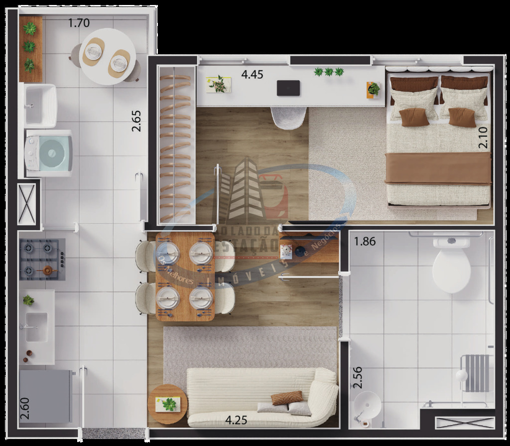 Apartamento, 2 quartos, 33 m² - Foto 14