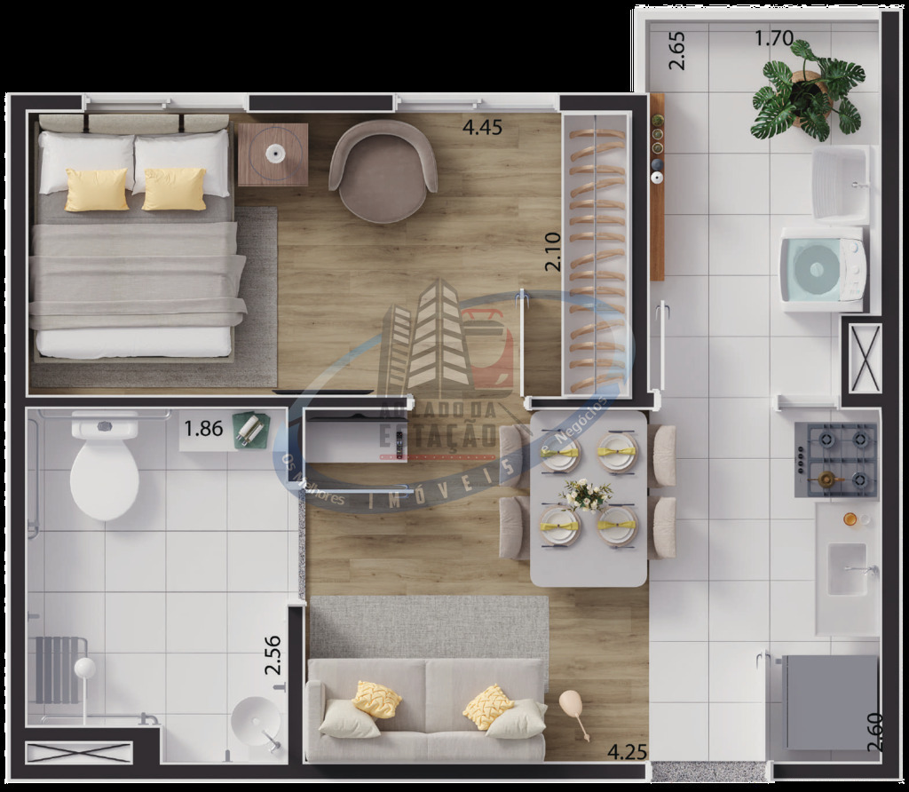 Apartamento, 2 quartos, 33 m² - Foto 17