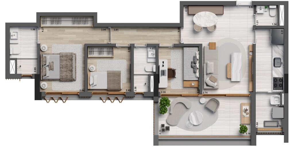 Apartamento, 2 quartos, 70 m² - Foto 26