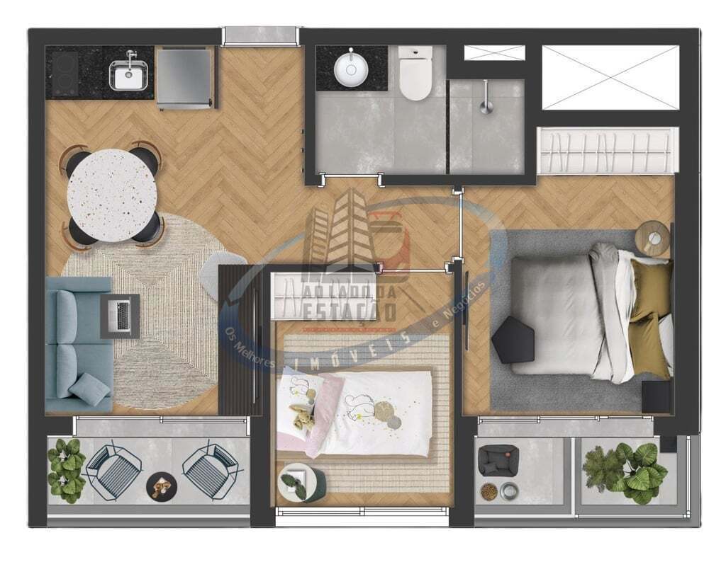 Apartamento, 2 quartos, 42 m² - Foto 19
