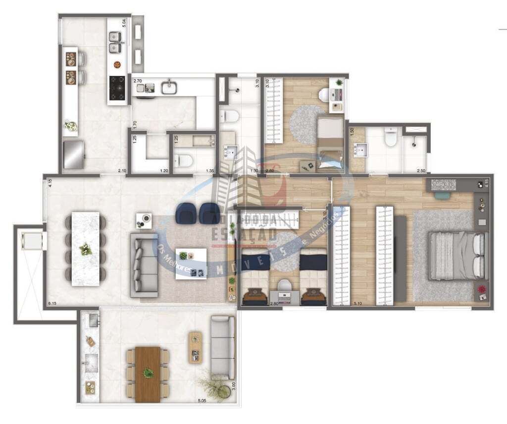 Apartamento, 3 quartos, 121 m² - Foto 25
