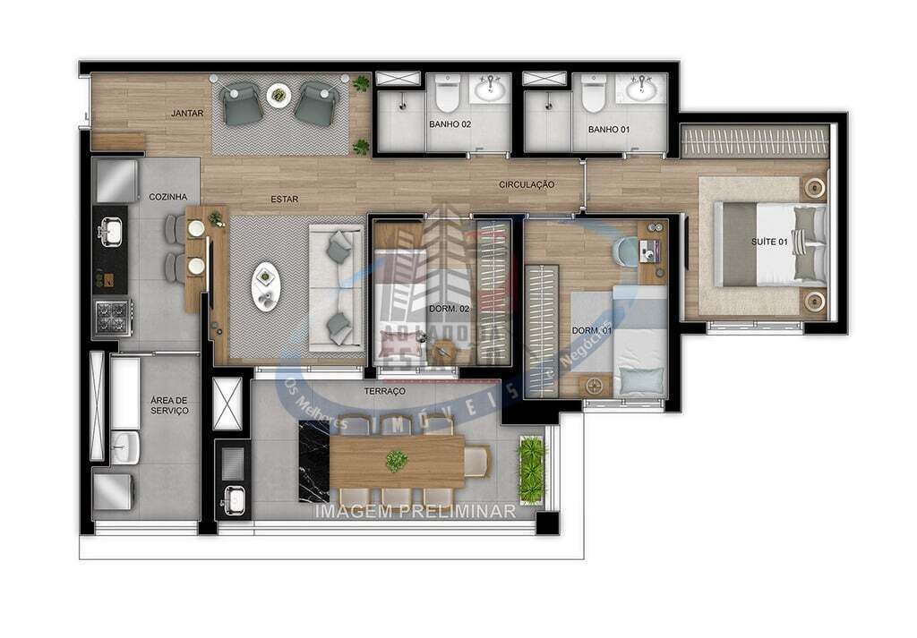 Apartamento, 3 quartos, 84 m² - Foto 28