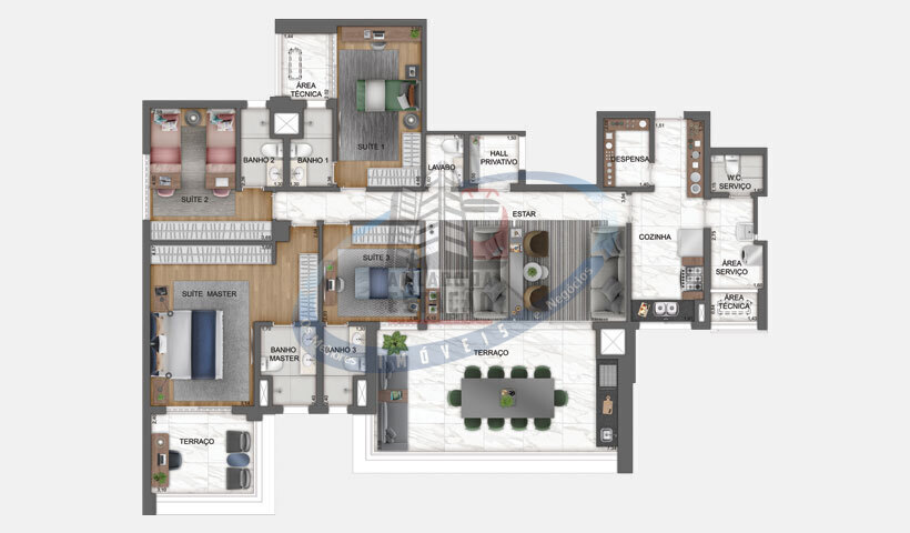 Apartamento, 4 quartos, 185 m² - Foto 46