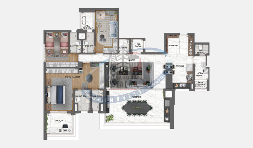 Apartamento, 4 quartos, 185 m² - Foto 47