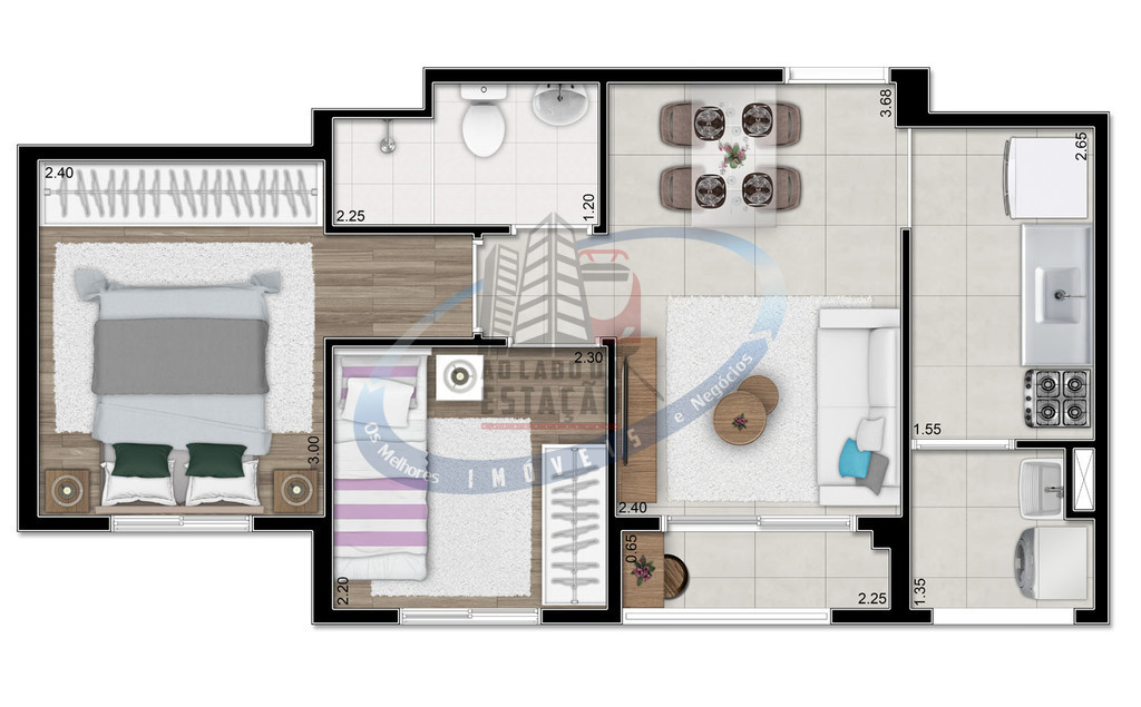Apartamento, 2 quartos, 39 m² - Foto 10