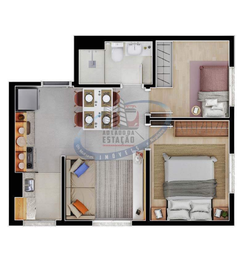 Apartamento, 2 quartos, 40 m² - Foto 19