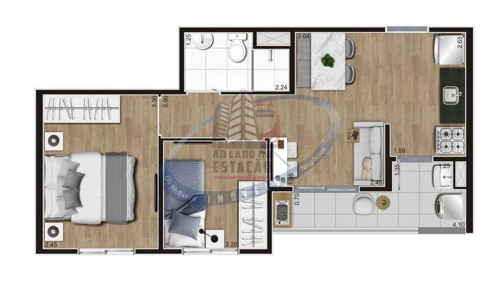 Apartamento, 2 quartos, 50 m² - Foto 30