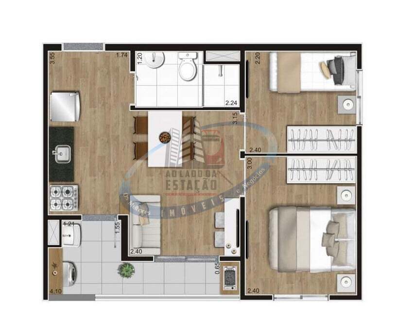 Apartamento, 2 quartos, 50 m² - Foto 29