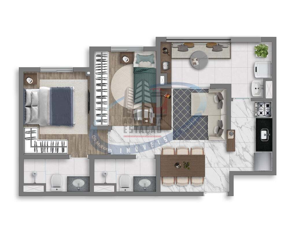 Apartamento, 3 quartos, 56 m² - Foto 18