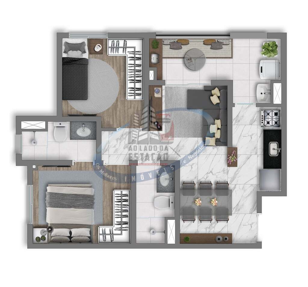 Apartamento, 3 quartos, 56 m² - Foto 19