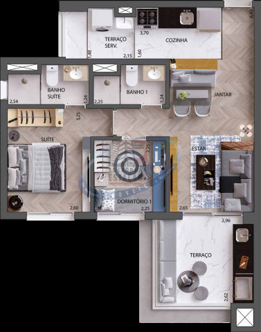 Apartamento, 2 quartos, 60 m² - Foto 23