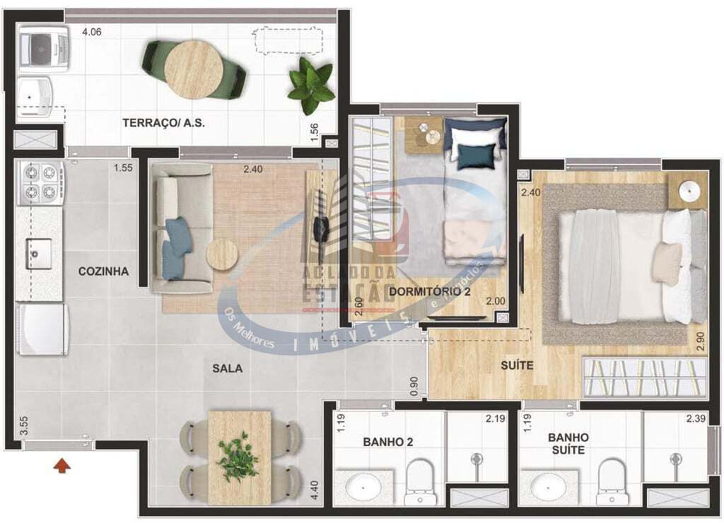 Apartamento, 2 quartos, 48 m² - Foto 29