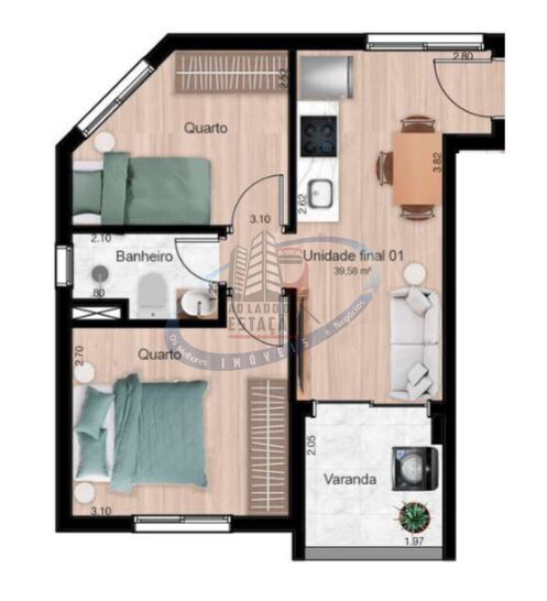 Apartamento, 2 quartos, 40 m² - Foto 19