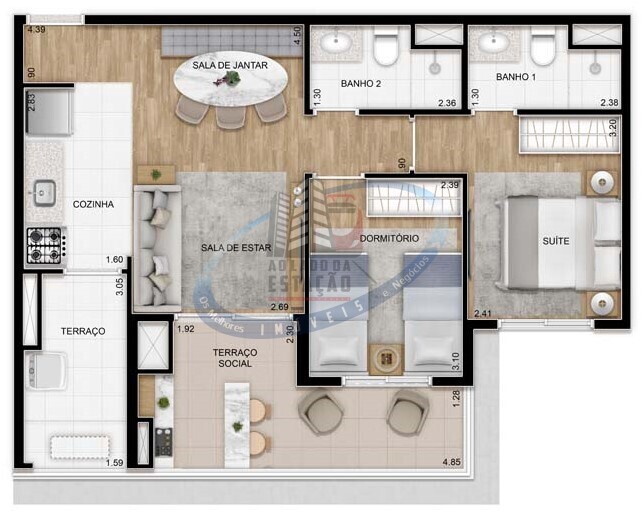 Apartamento, 3 quartos, 79 m² - Foto 22
