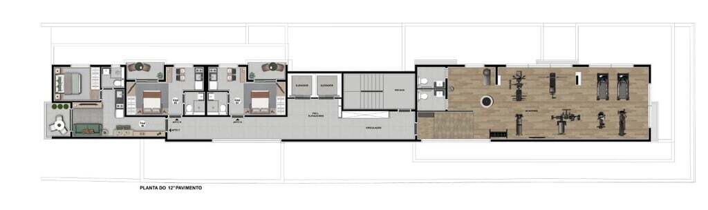 Apartamento, 1 quarto, 22 m² - Foto 17